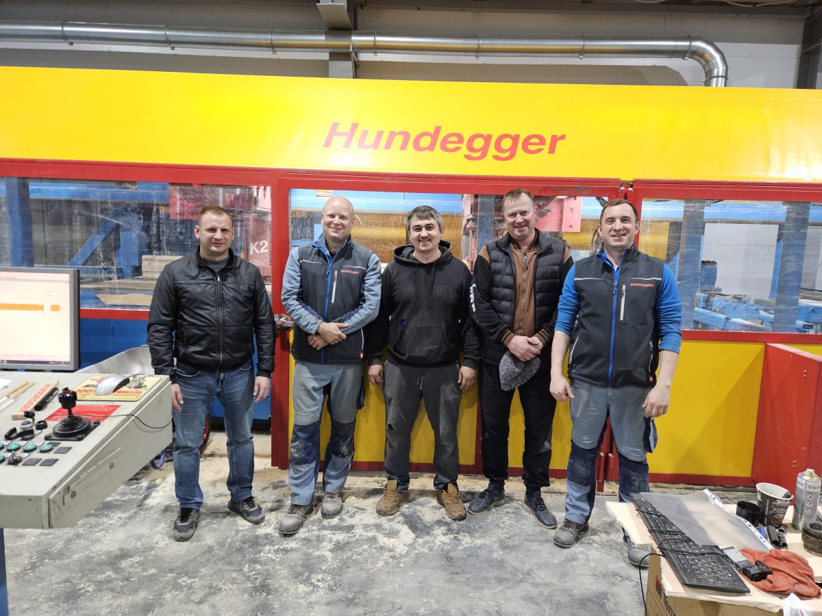 Пуско-наладка станка Hundegger K2 в Архангельской области успешно завершена